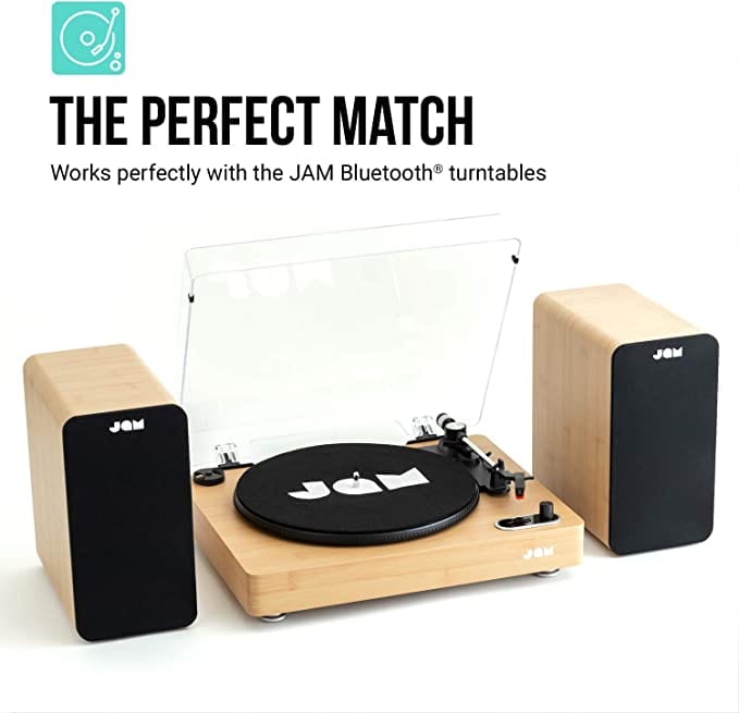 JAM Bluetooth Bookshelf Speakers [Tech & Turntables]