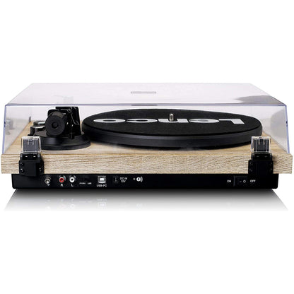 Lenco LBT-188 - Bluetooth Turntable (Pine) [Tech & Turntables]