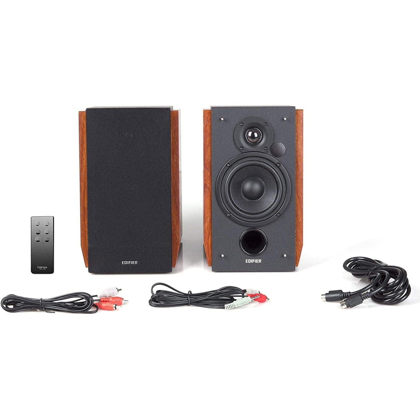 Edifier R1700BT Bluetooth Bookshelf Speakers - Active Near-field Studio Monitors - Powered Speakers 2.0 Setup Wooden Enclosure - 66w RMS [Tech & Turntables]