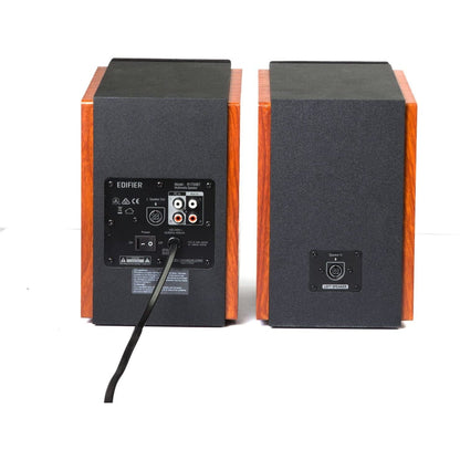 Edifier R1700BT Bluetooth Bookshelf Speakers - Active Near-field Studio Monitors - Powered Speakers 2.0 Setup Wooden Enclosure - 66w RMS [Tech & Turntables]