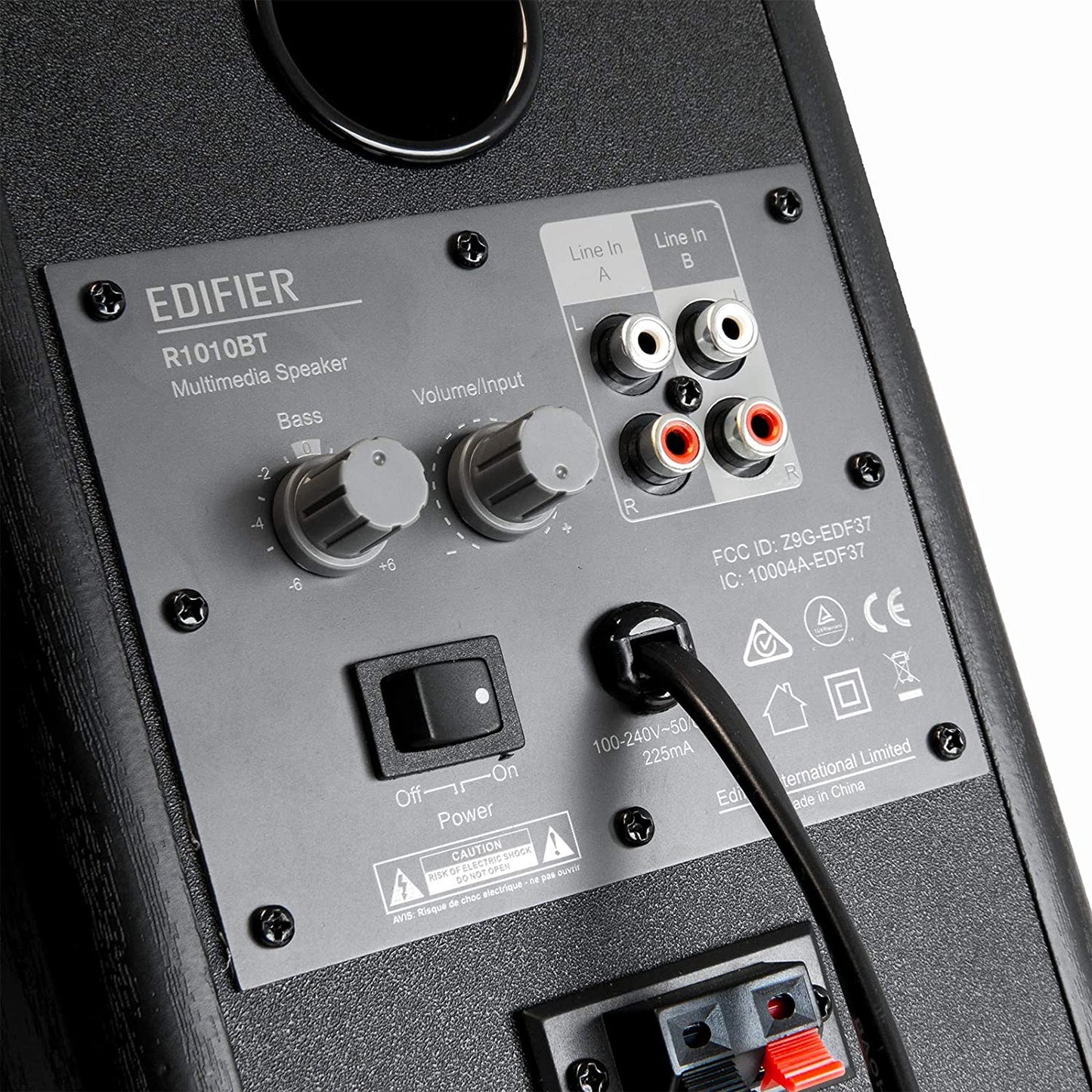 Edifier R1010BT - 4" Bluetooth Wireless Creative Reference Multimedia Monitors - Studio Monitor Speaker (Pair) 24 Watts RMS - Black [Tech & Turntables]