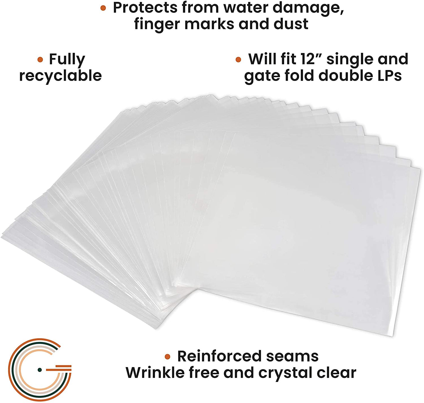 Legend Vinyl 50 X 12” Vinyl Record Sleeves [Accessories]