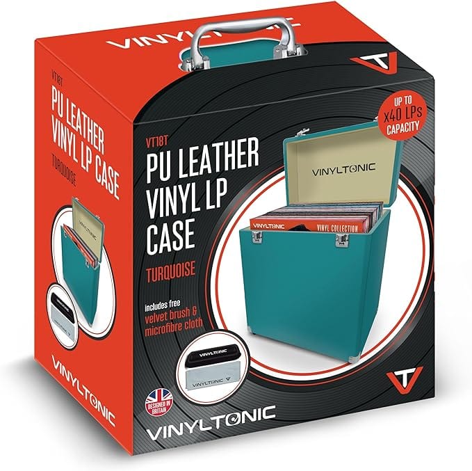 VINYL TONIC 12" Vinyl LP Storage Case (Turquoise) [Accessories]