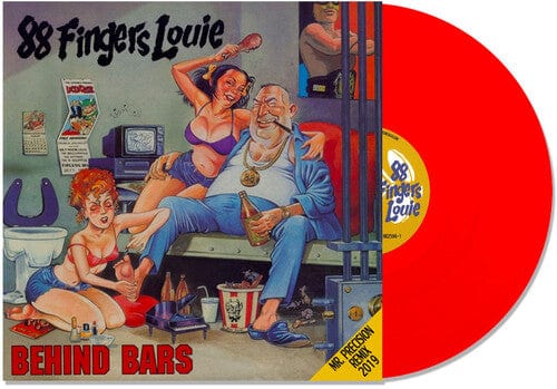 88 Fingers Louie - Behind Bars - Red [Explicit Content] (Colored Vinyl, Red, Remastered, Reissue)