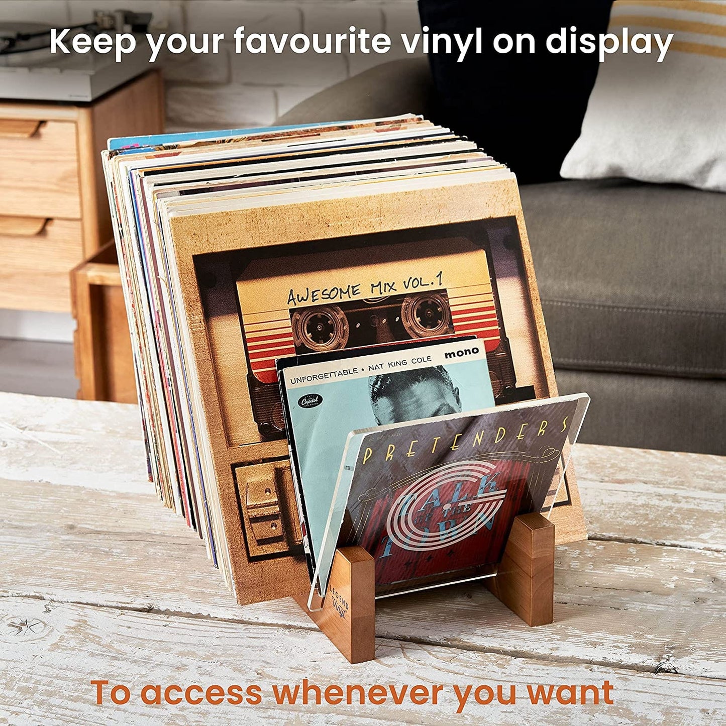 Legend Vinyl Record Display Shelf Unit [Accessories]