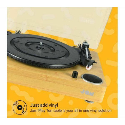 JAM Sound Plus - Turntable (Wood) [Tech & Turntables]