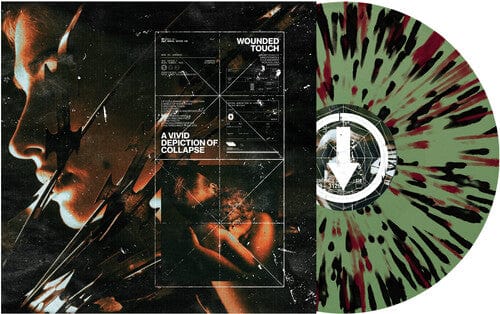 Wounded Touch - A Vivid Depiction of Collapse - Green/ Red/ Black Splatter (Colored Vinyl, Green, Red, Black, Limited Edition)